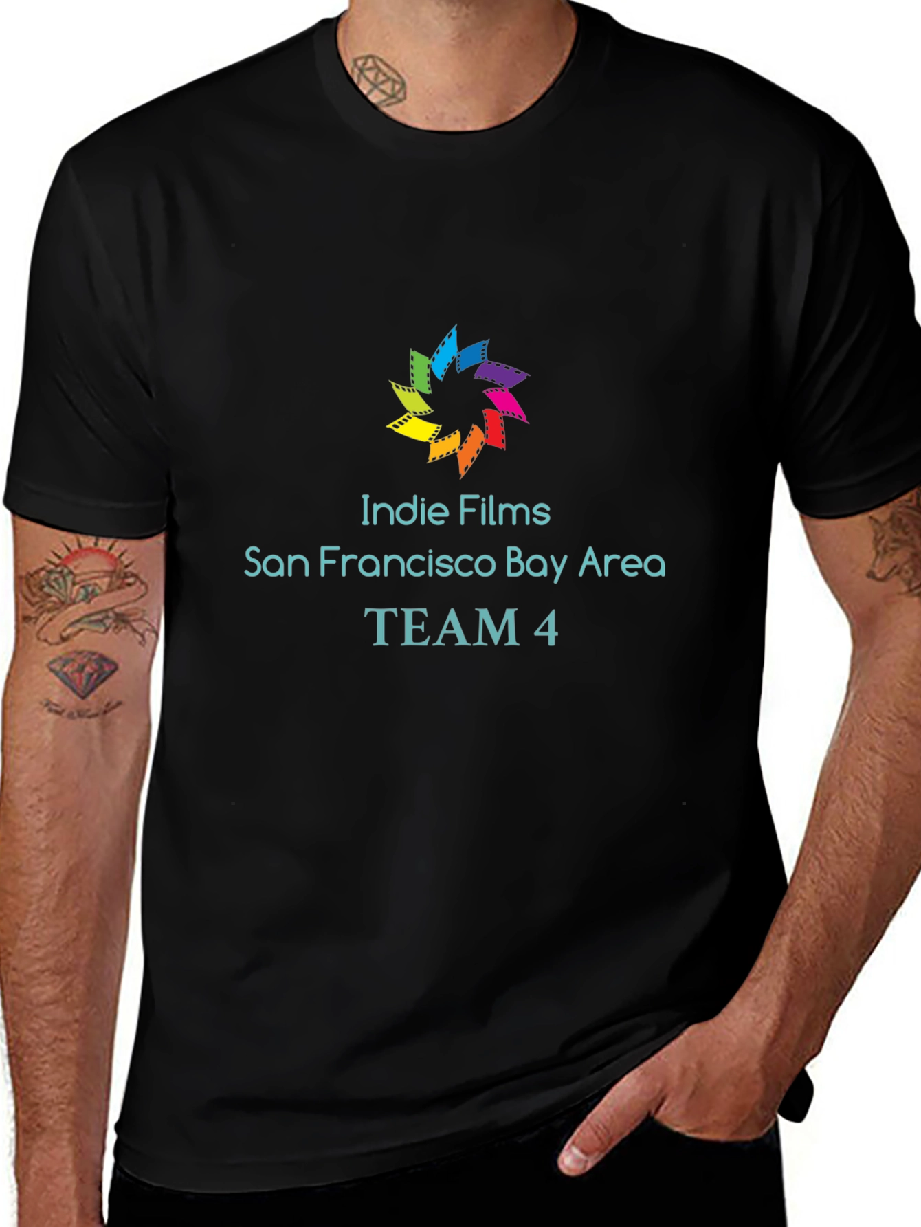 Indie Films Team 4 San Francisco Bay Area T-Shirt