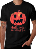 Halloween Pumpkin Calling T-Shirt