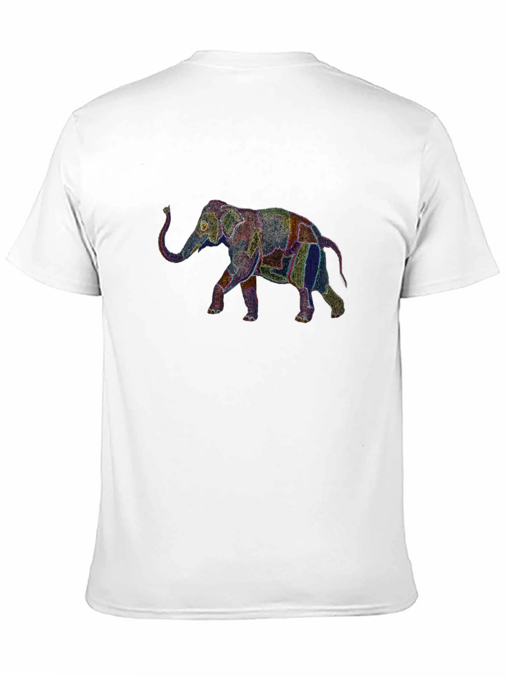 Elephant Graphic Black T-Shirt
