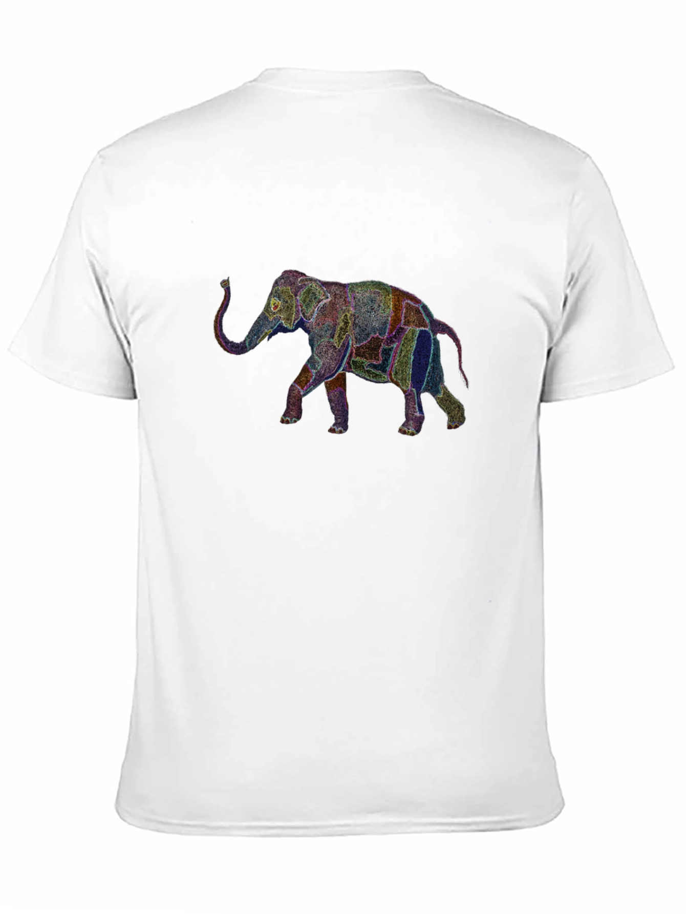 Elephant Graphic Black T-Shirt