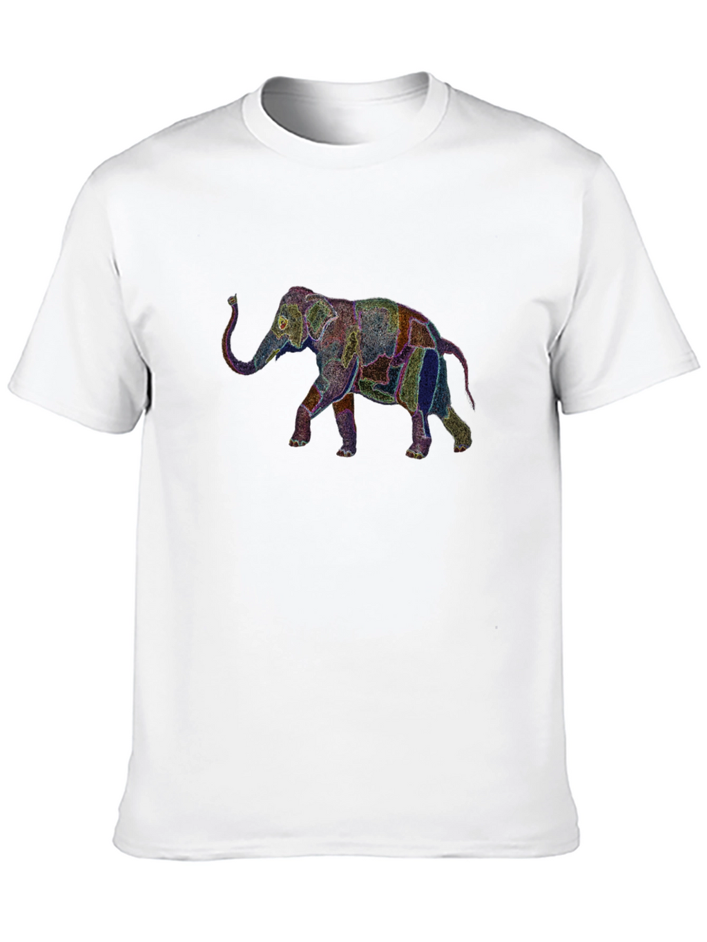 Elephant Graphic Black T-Shirt