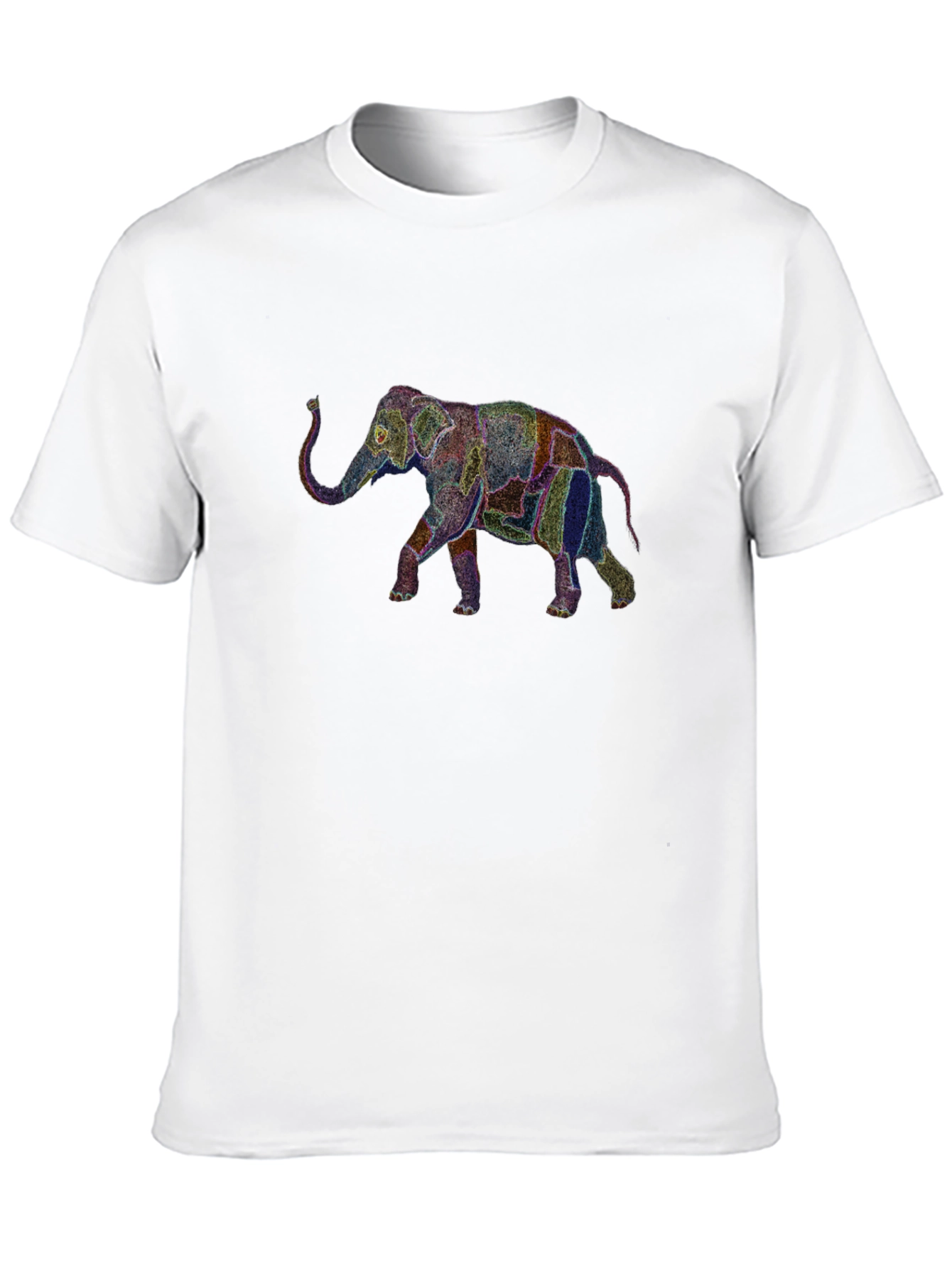 Elephant Graphic Black T-Shirt