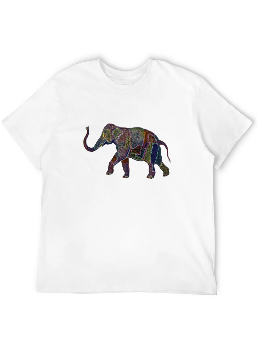 Elephant Graphic Black T-Shirt