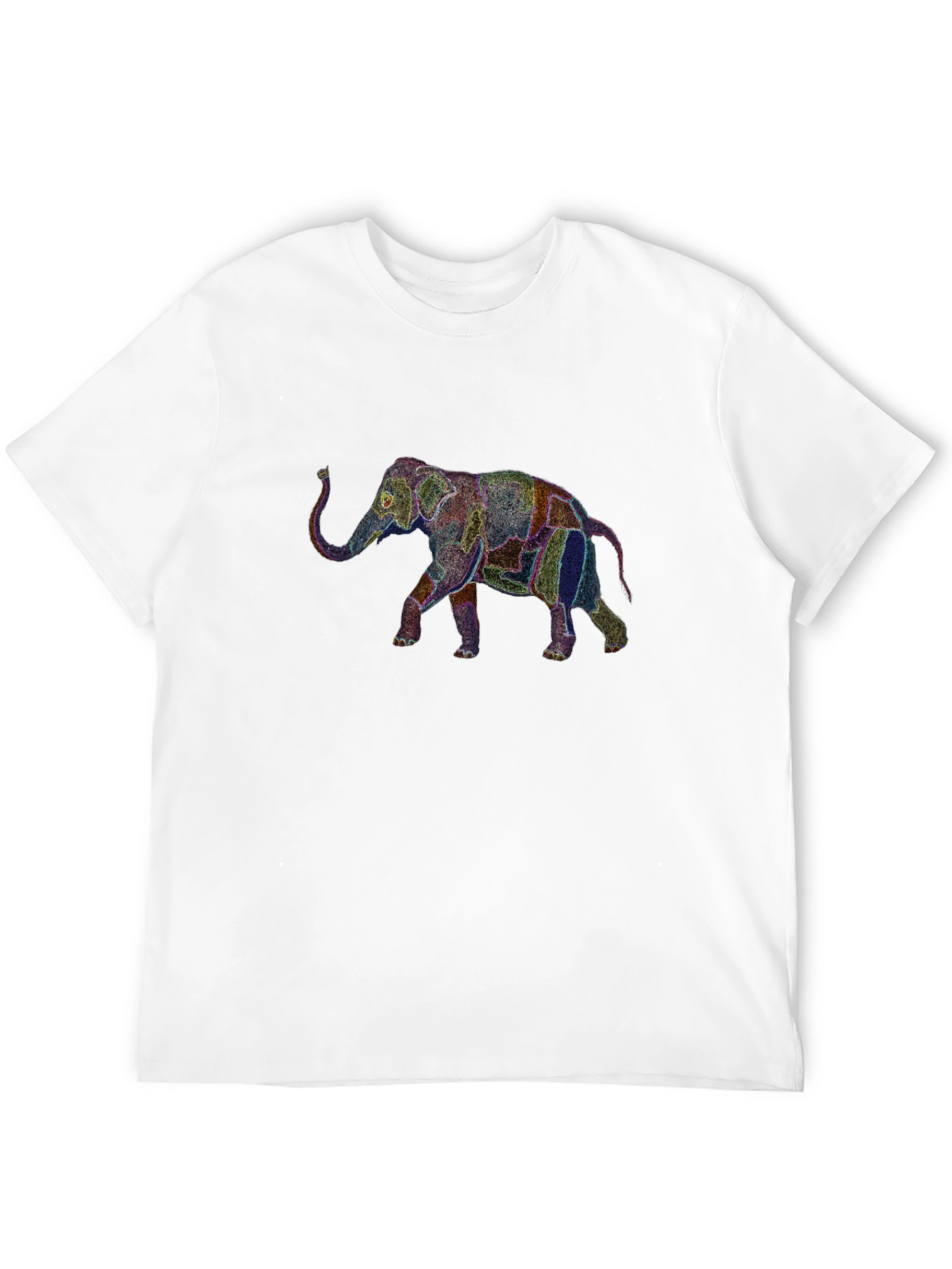 Elephant Graphic Black T-Shirt