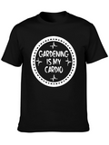 Gardening is My Cardio Black T-Shirt