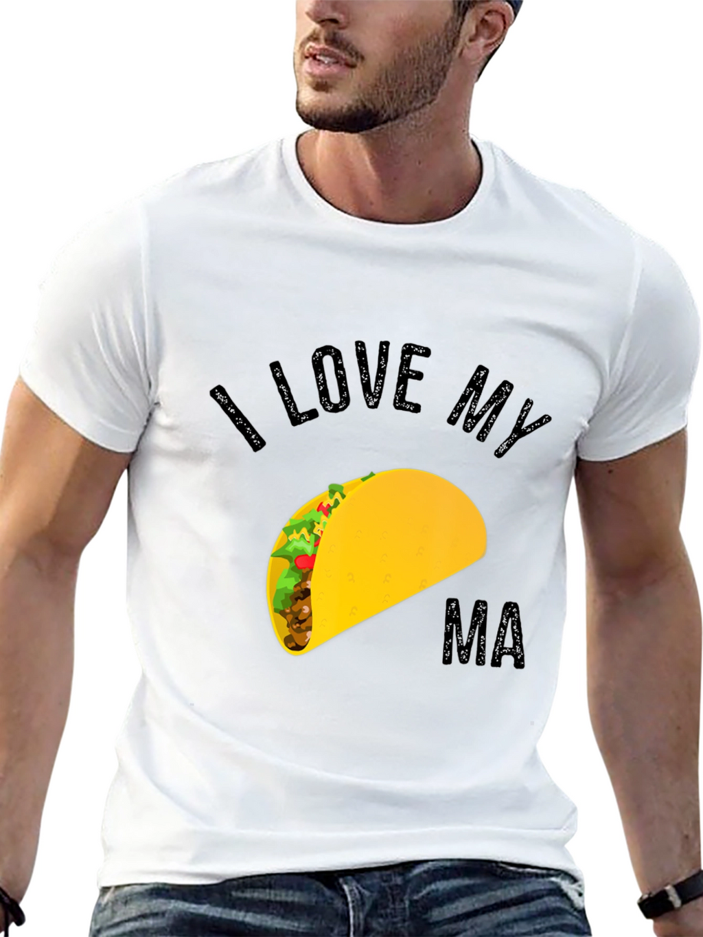 I Love My Ma Taco Graphic Tee