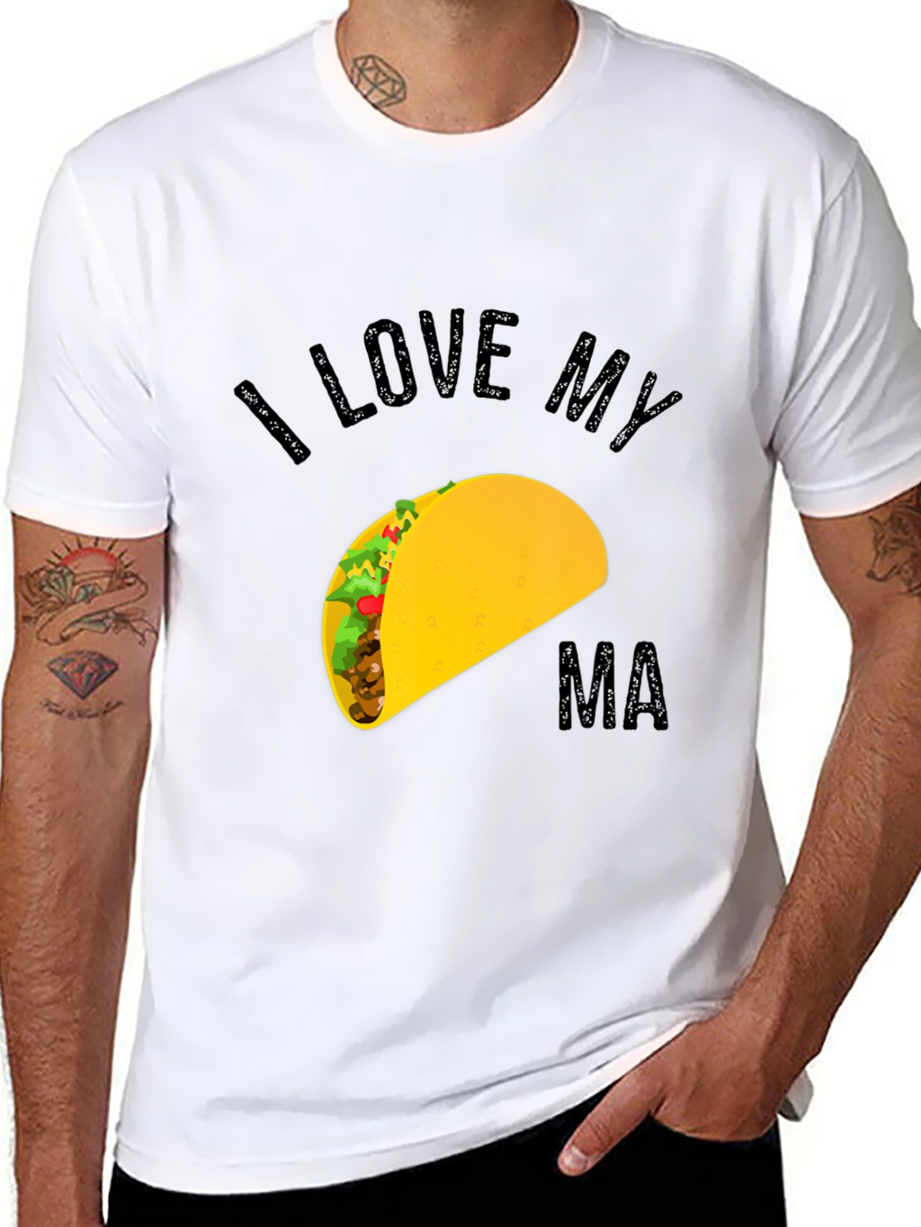 I Love My Ma Taco Graphic Tee