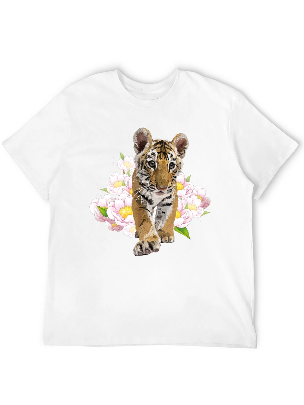 Tiger Cub Floral Graphic Tee