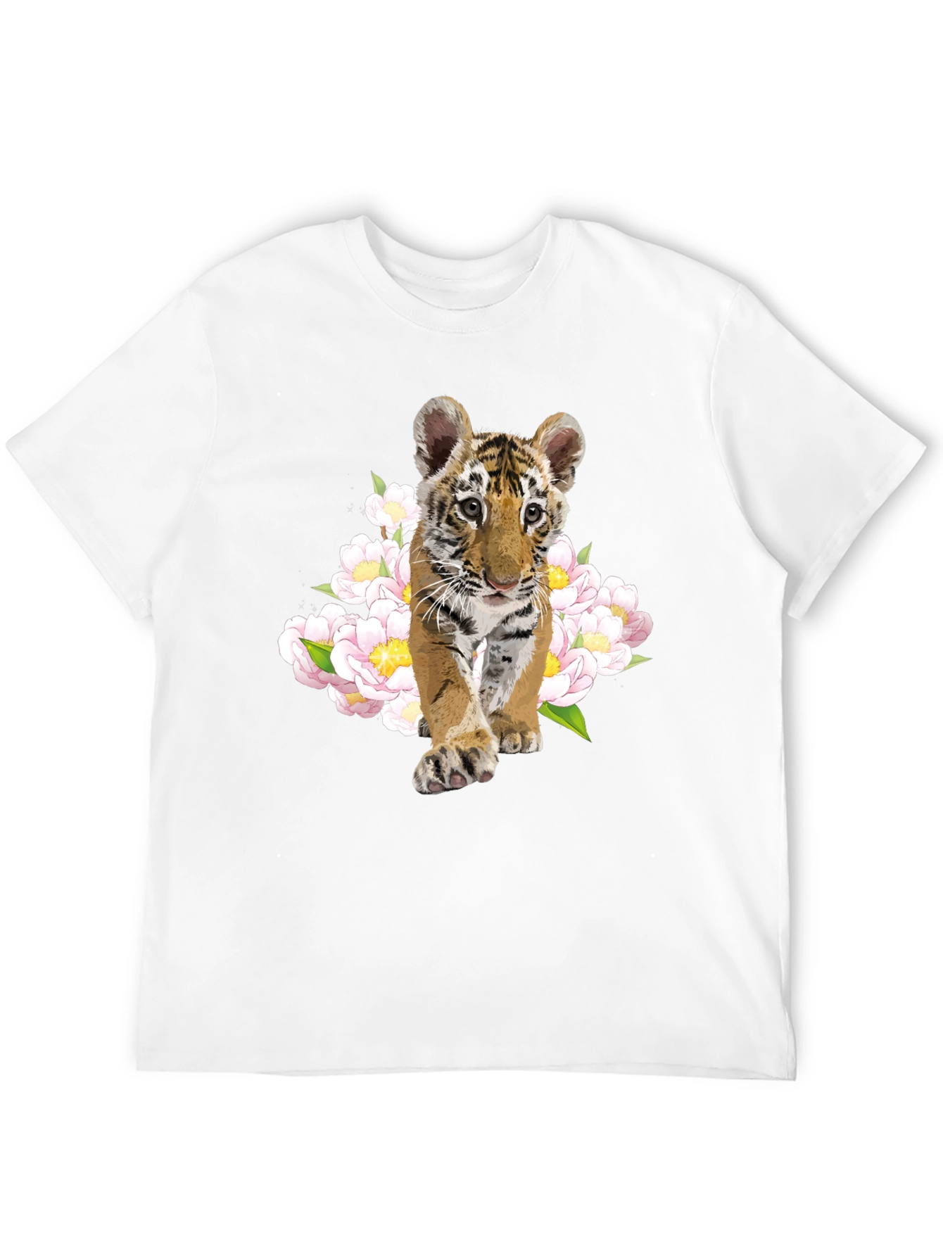 Tiger Cub Floral Graphic Tee