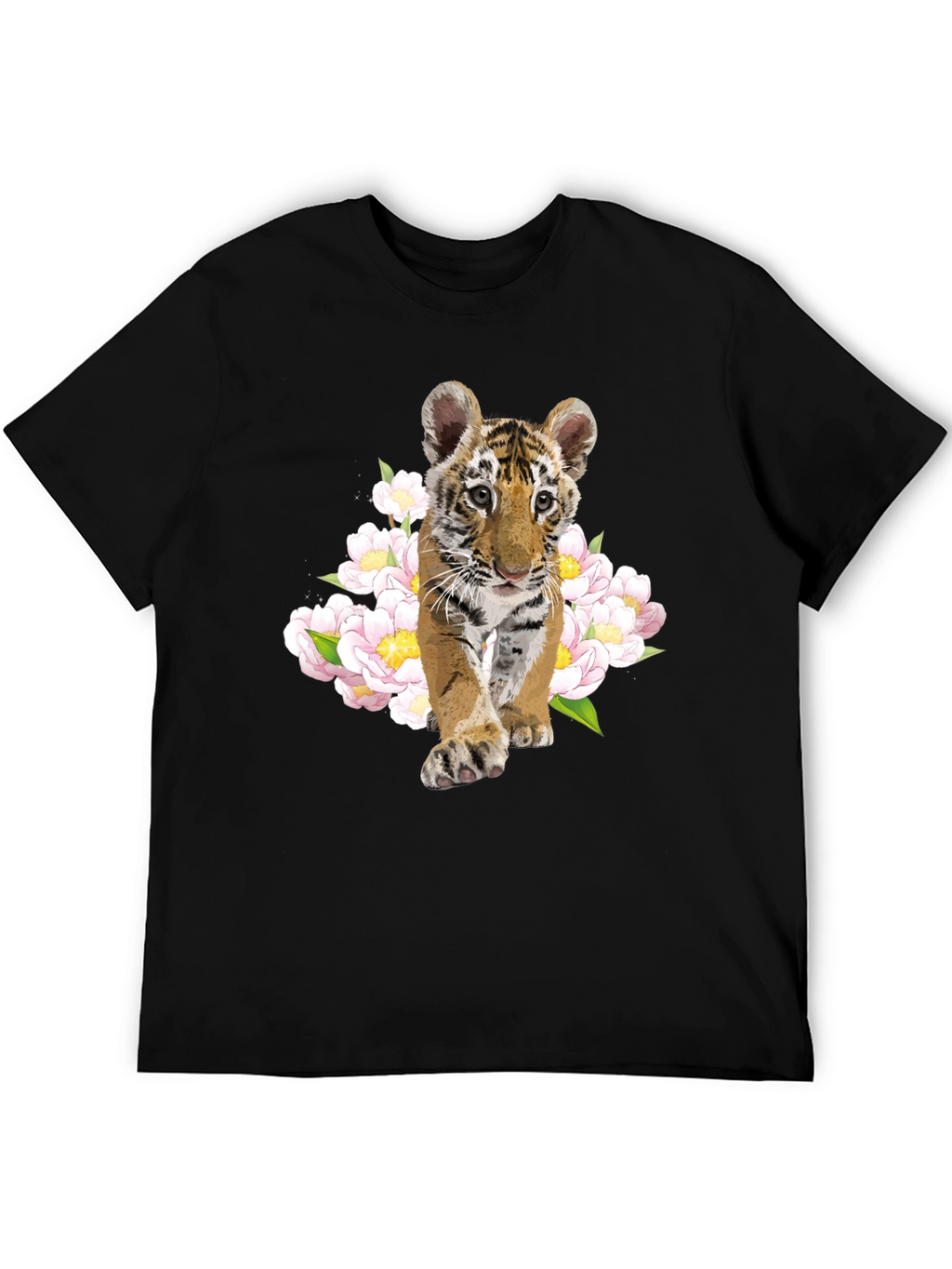 Tiger Cub Floral Graphic Tee