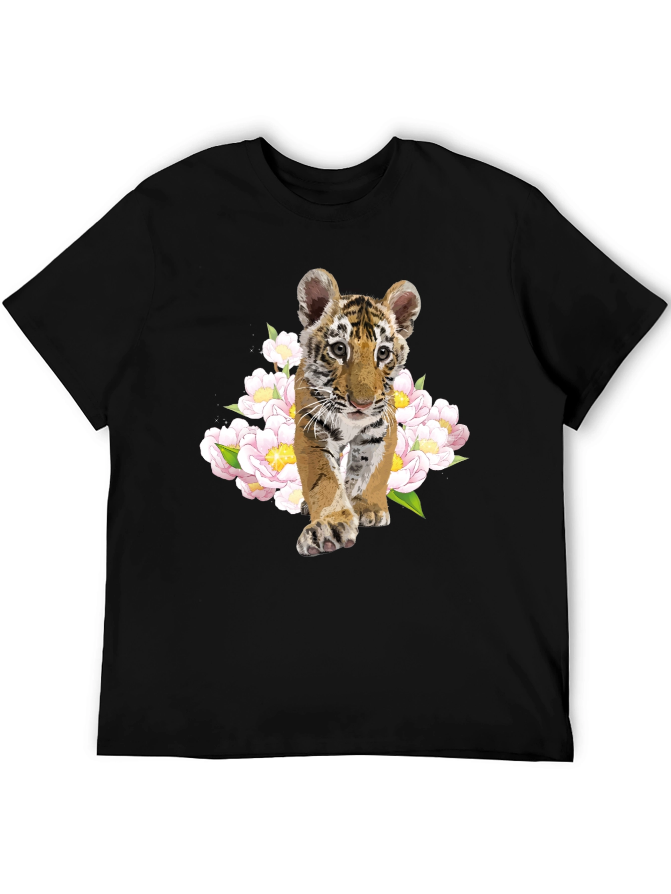 Tiger Cub Floral Graphic Tee
