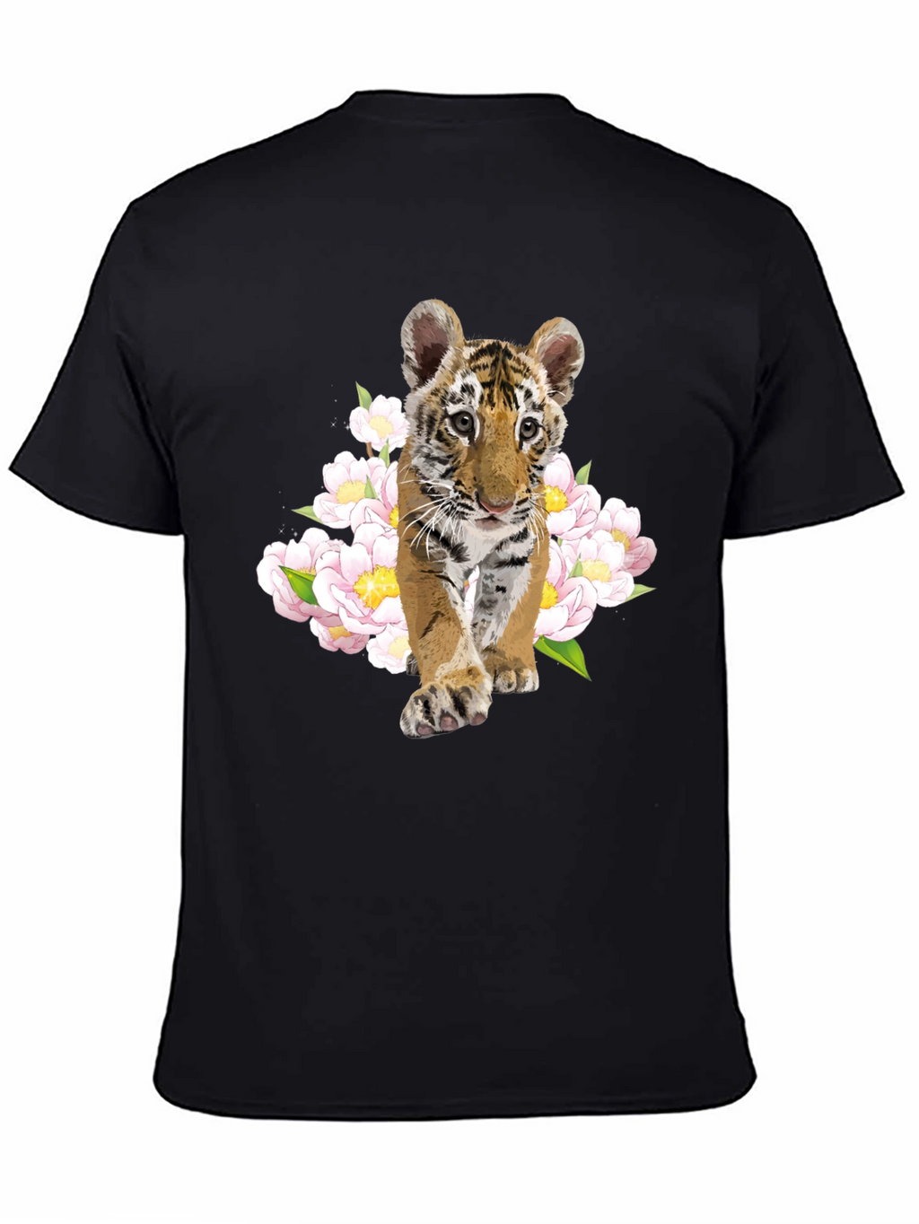 Tiger Cub Floral Graphic Tee