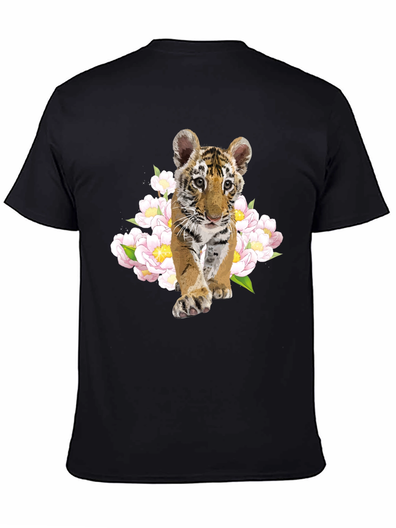 Tiger Cub Floral Graphic Tee