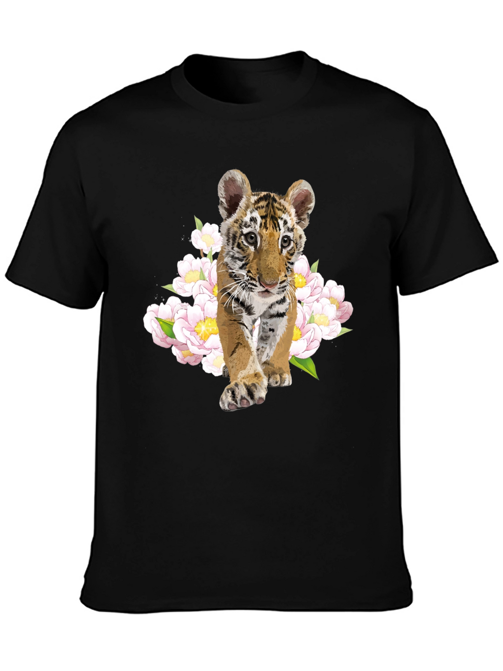 Tiger Cub Floral Graphic Tee