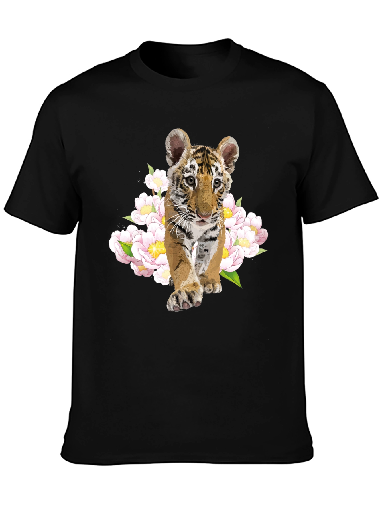 Tiger Cub Floral Graphic Tee