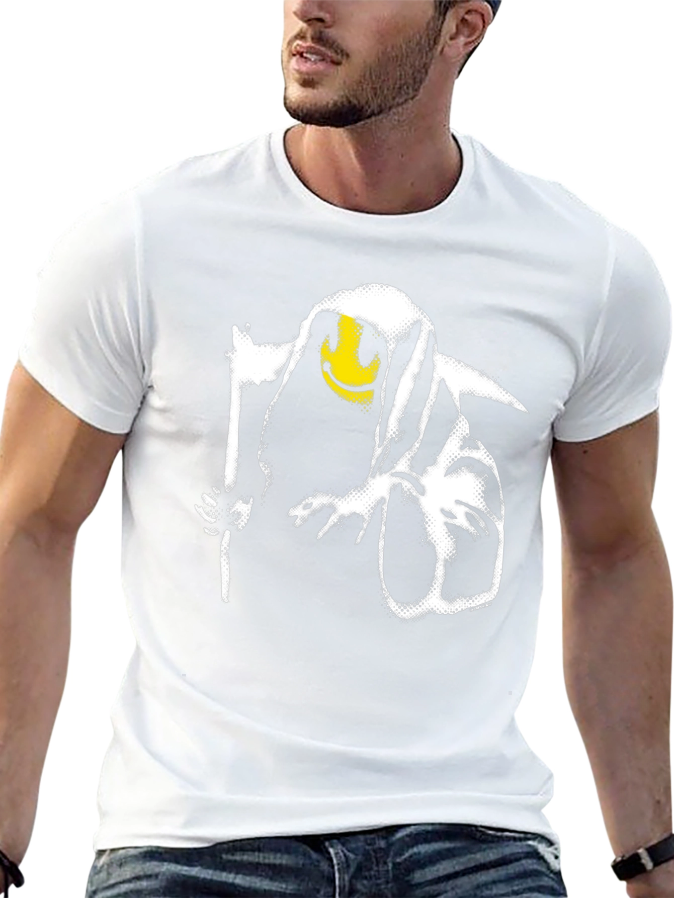 Smiley Reaper Graphic Tee - Mens Black T-Shirt