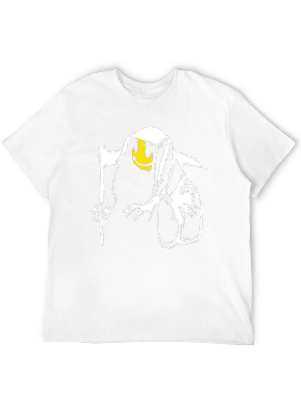 Smiley Reaper Graphic Tee - Mens Black T-Shirt