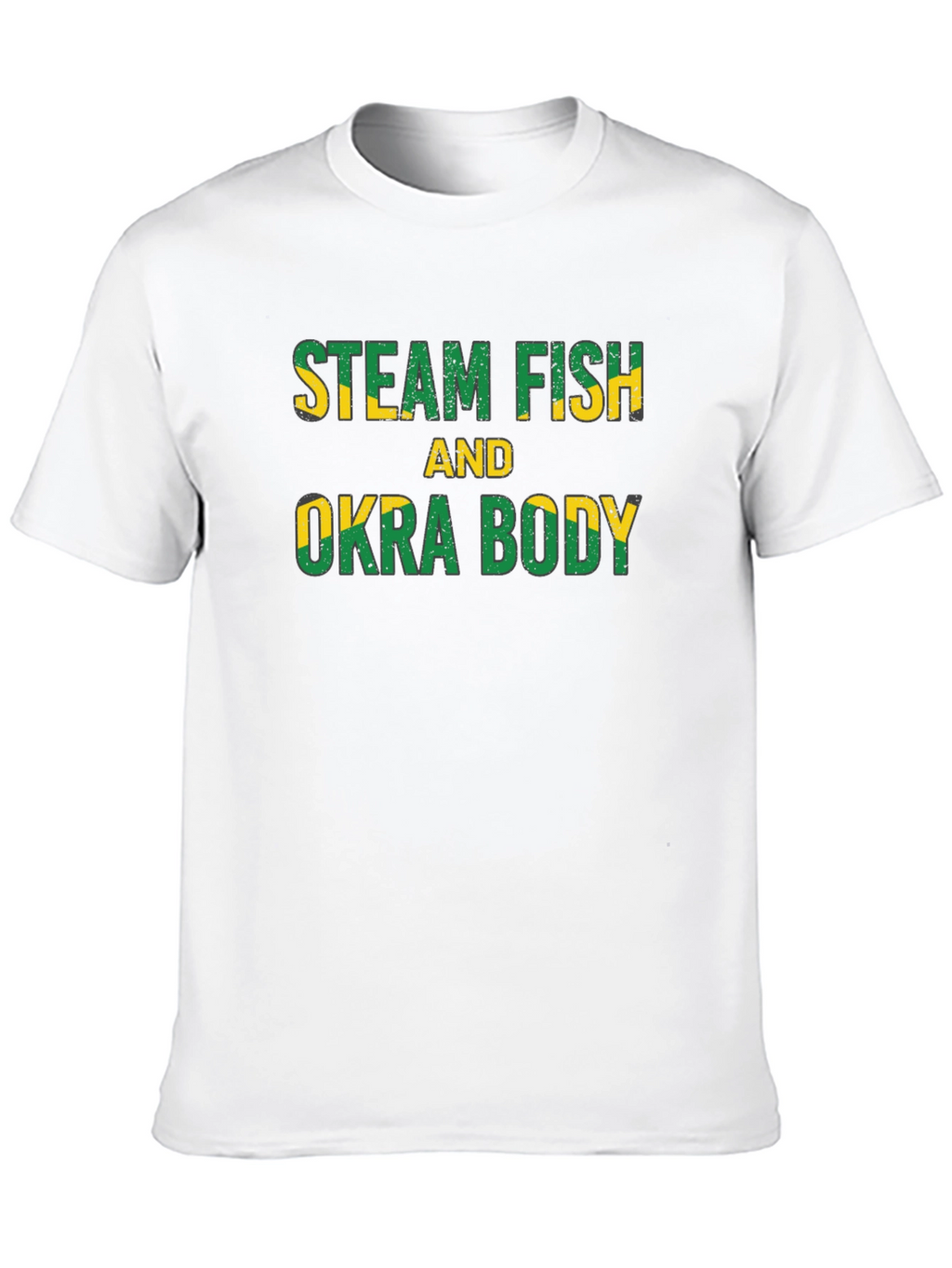 Steam Fish and Okra Body Graphic Tee