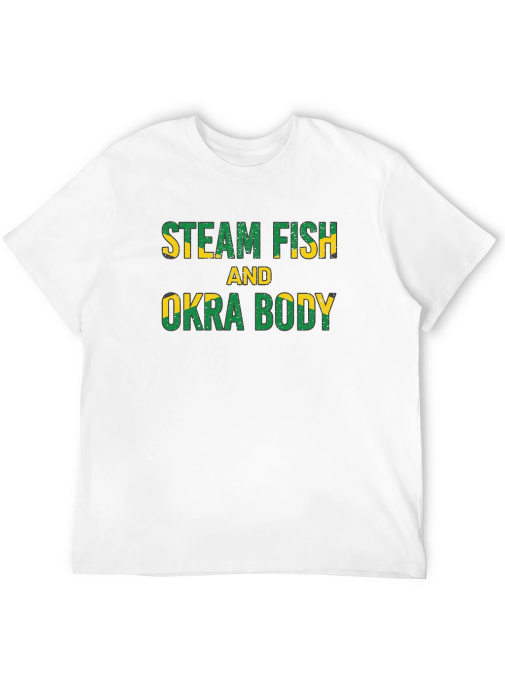 Steam Fish and Okra Body Graphic Tee