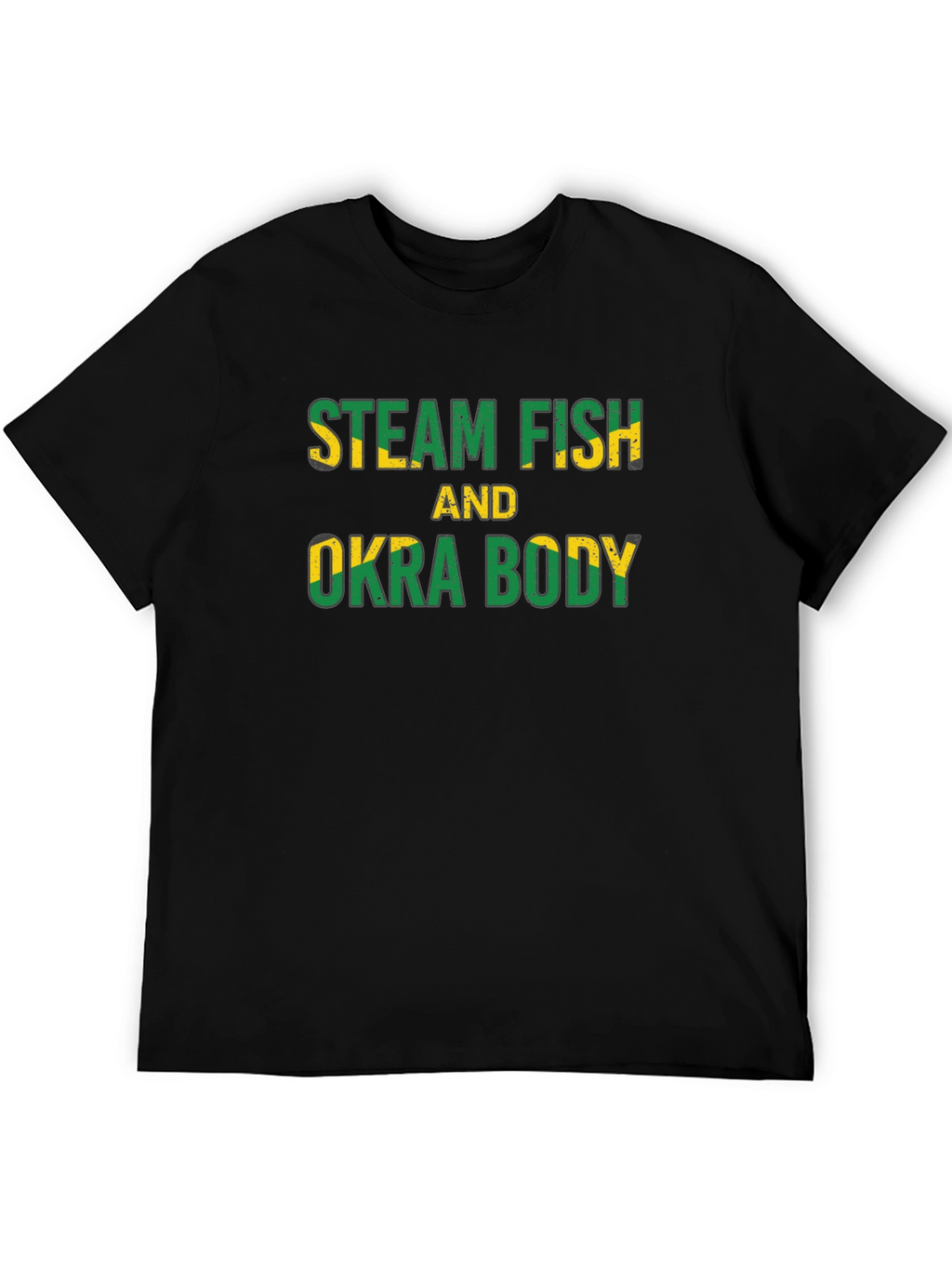 Steam Fish and Okra Body Graphic Tee