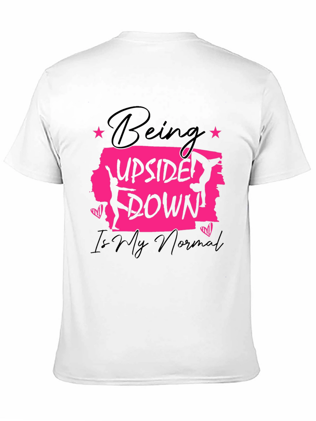 Upside Down Normal Gymnast Graphic T-Shirt