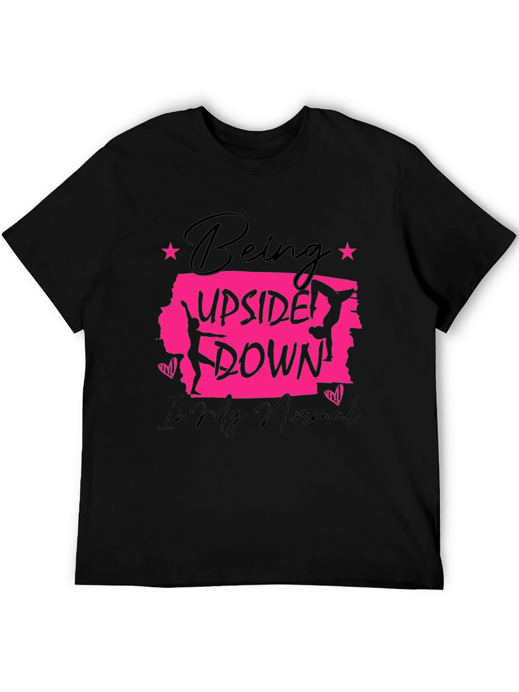 Upside Down Normal Gymnast Graphic T-Shirt