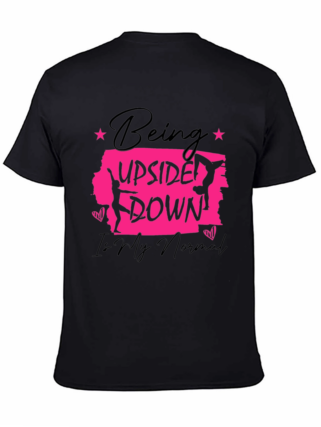 Upside Down Normal Gymnast Graphic T-Shirt