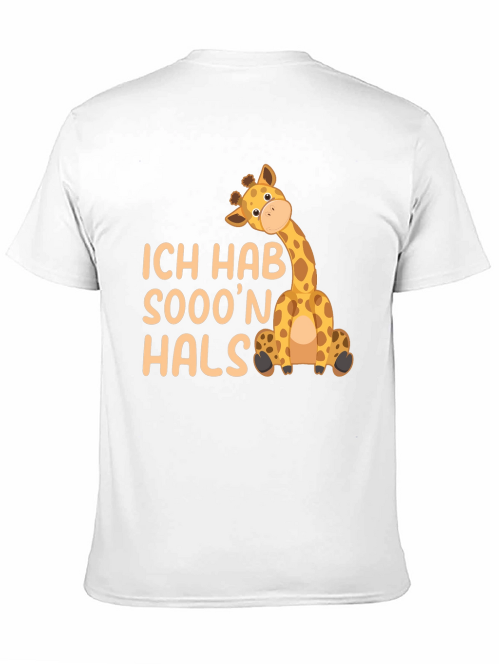 Ich Hab Sooon Hals Giraffe Black T-Shirt