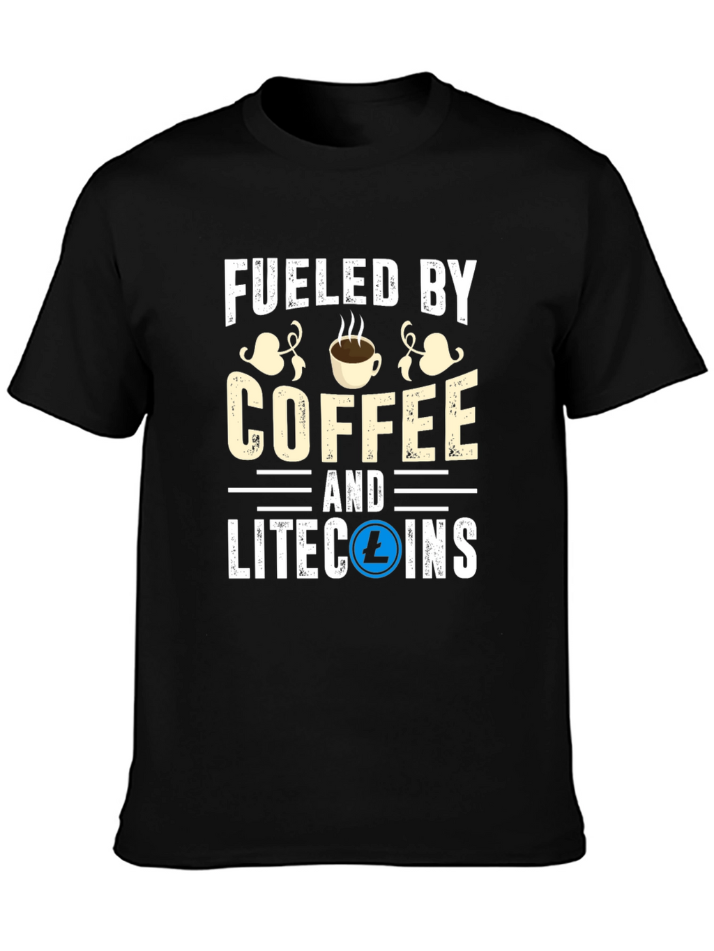 Fueled by Coffee & Litecoins T-Shirt