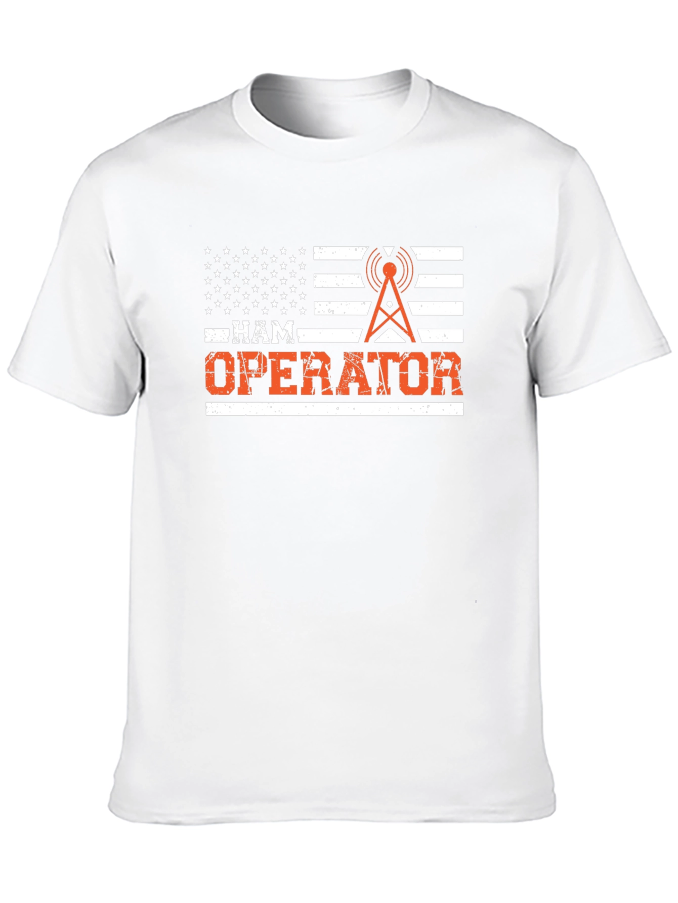 Ham Operator American Flag T-Shirt