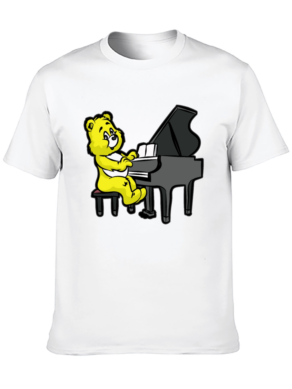 Musical Bear Black T-Shirt