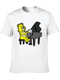 Musical Bear Black T-Shirt