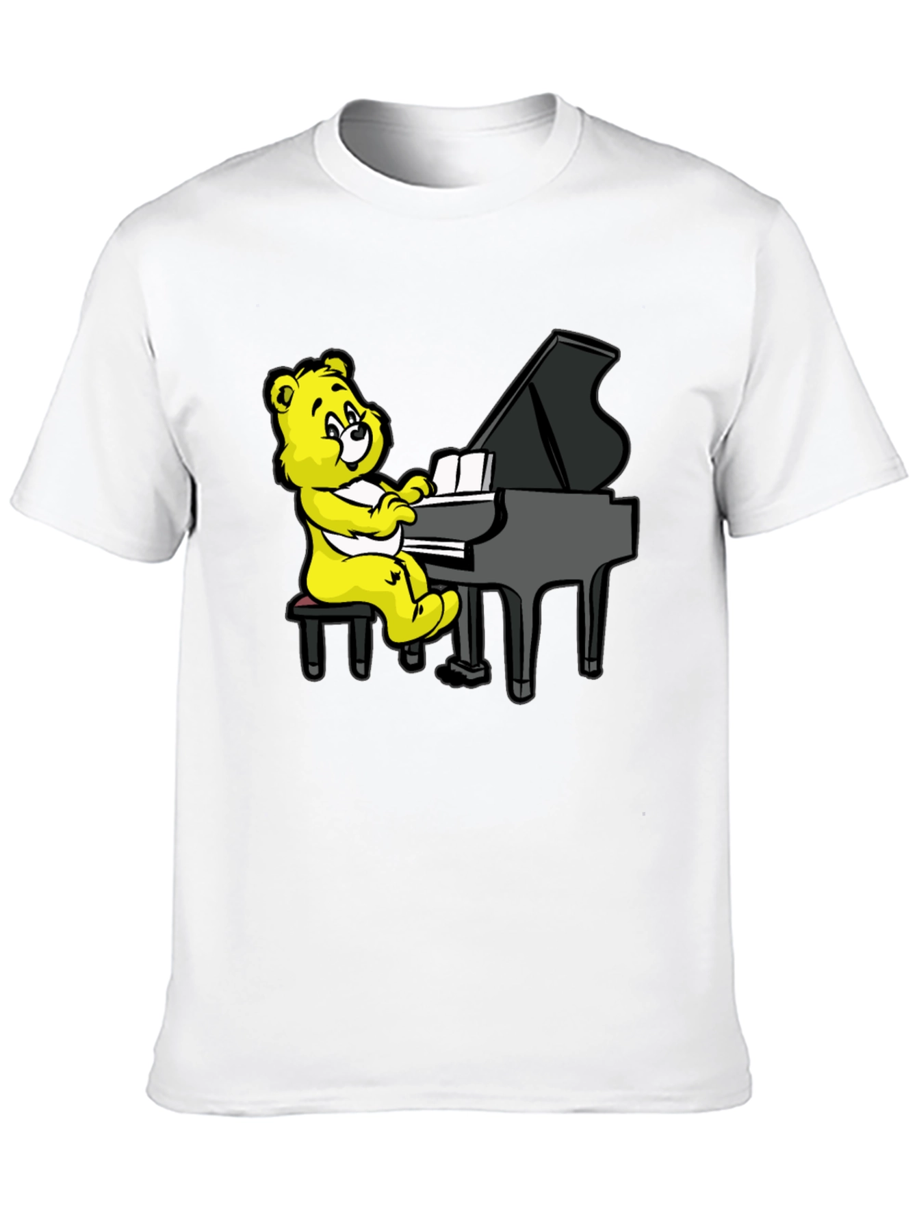 Musical Bear Black T-Shirt