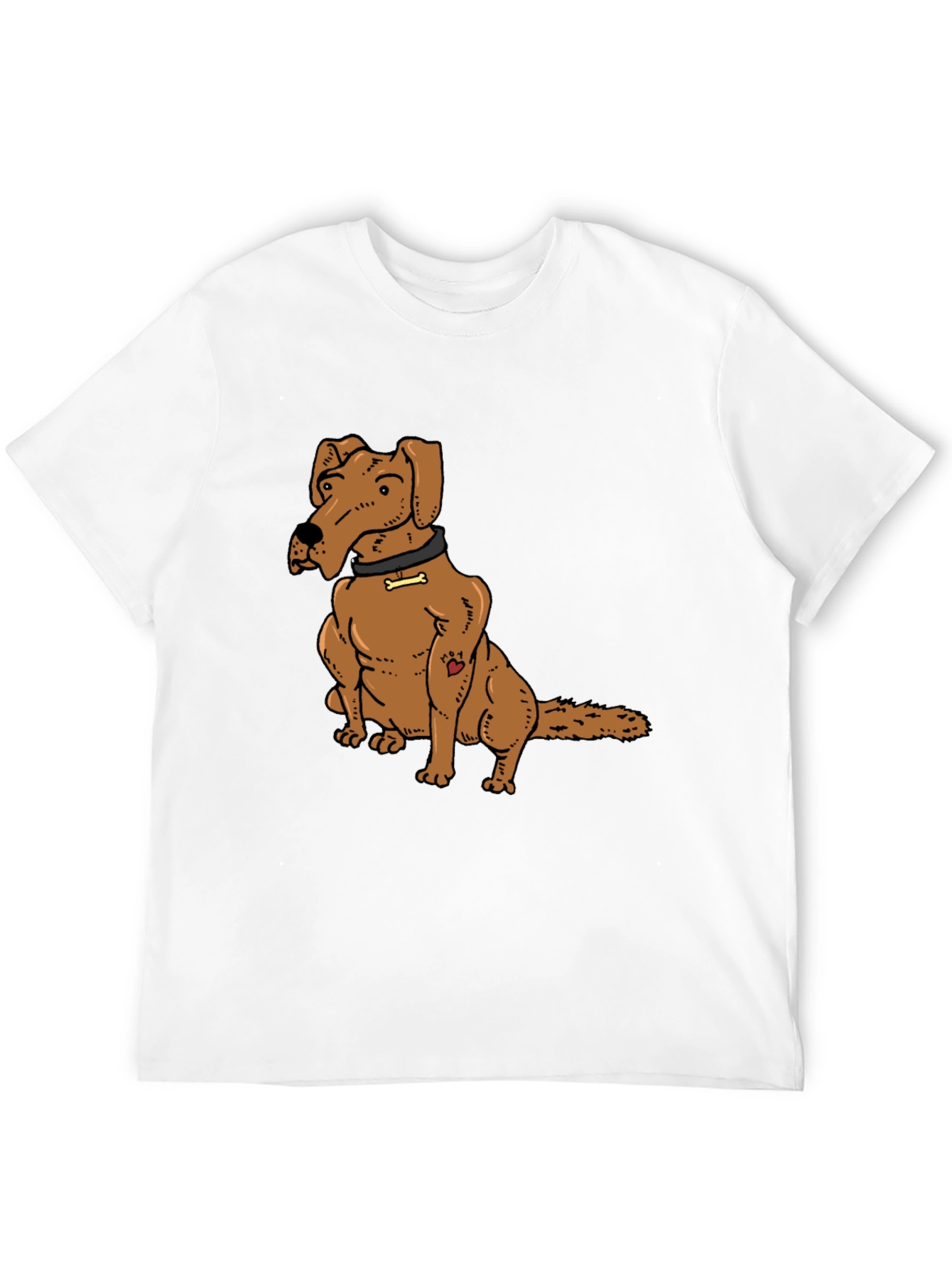Dog Lover Tee - Cartoon Dog Graphic T-Shirt