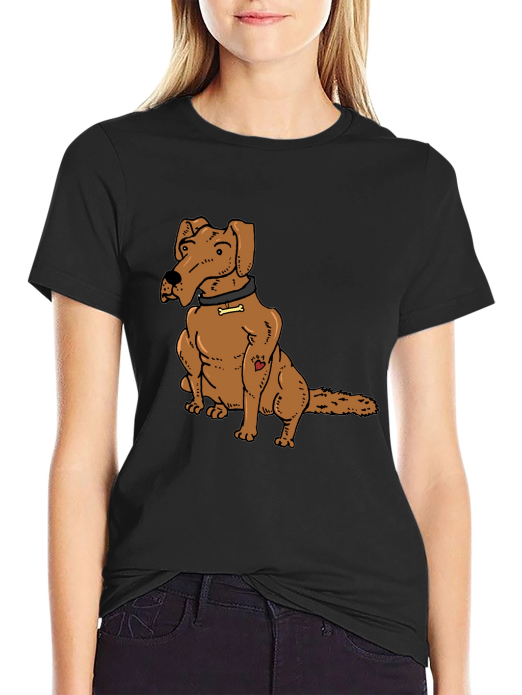 Dog Lover Tee - Cartoon Dog Graphic T-Shirt