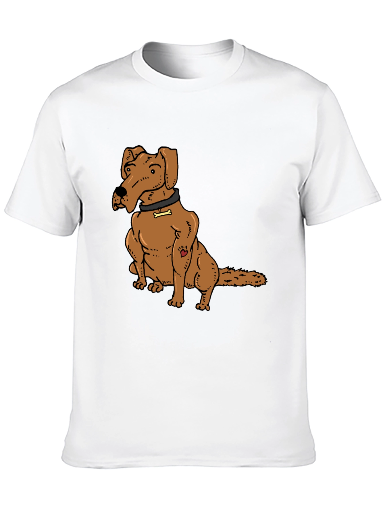 Dog Lover Tee - Cartoon Dog Graphic T-Shirt