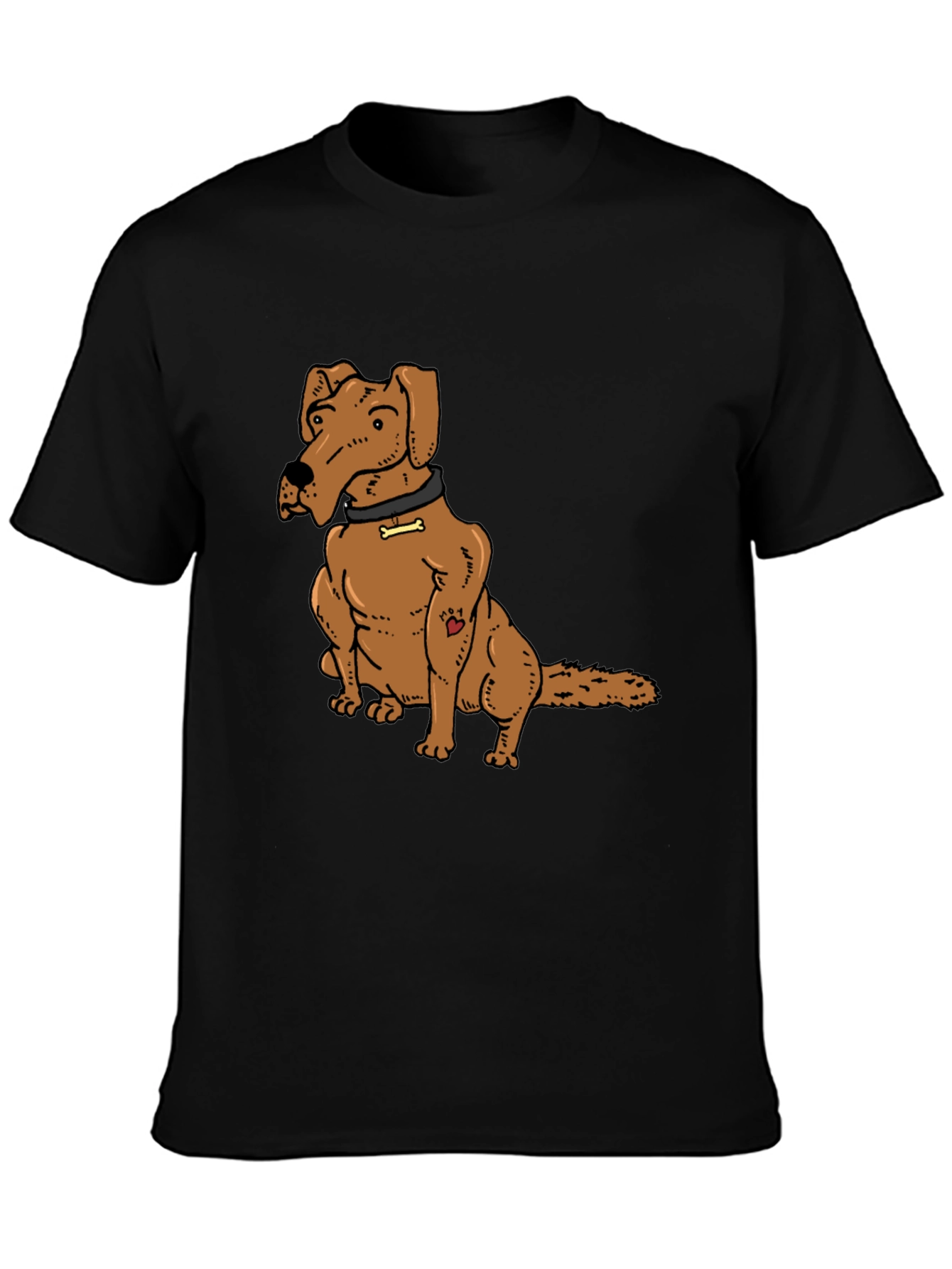 Dog Lover Tee - Cartoon Dog Graphic T-Shirt