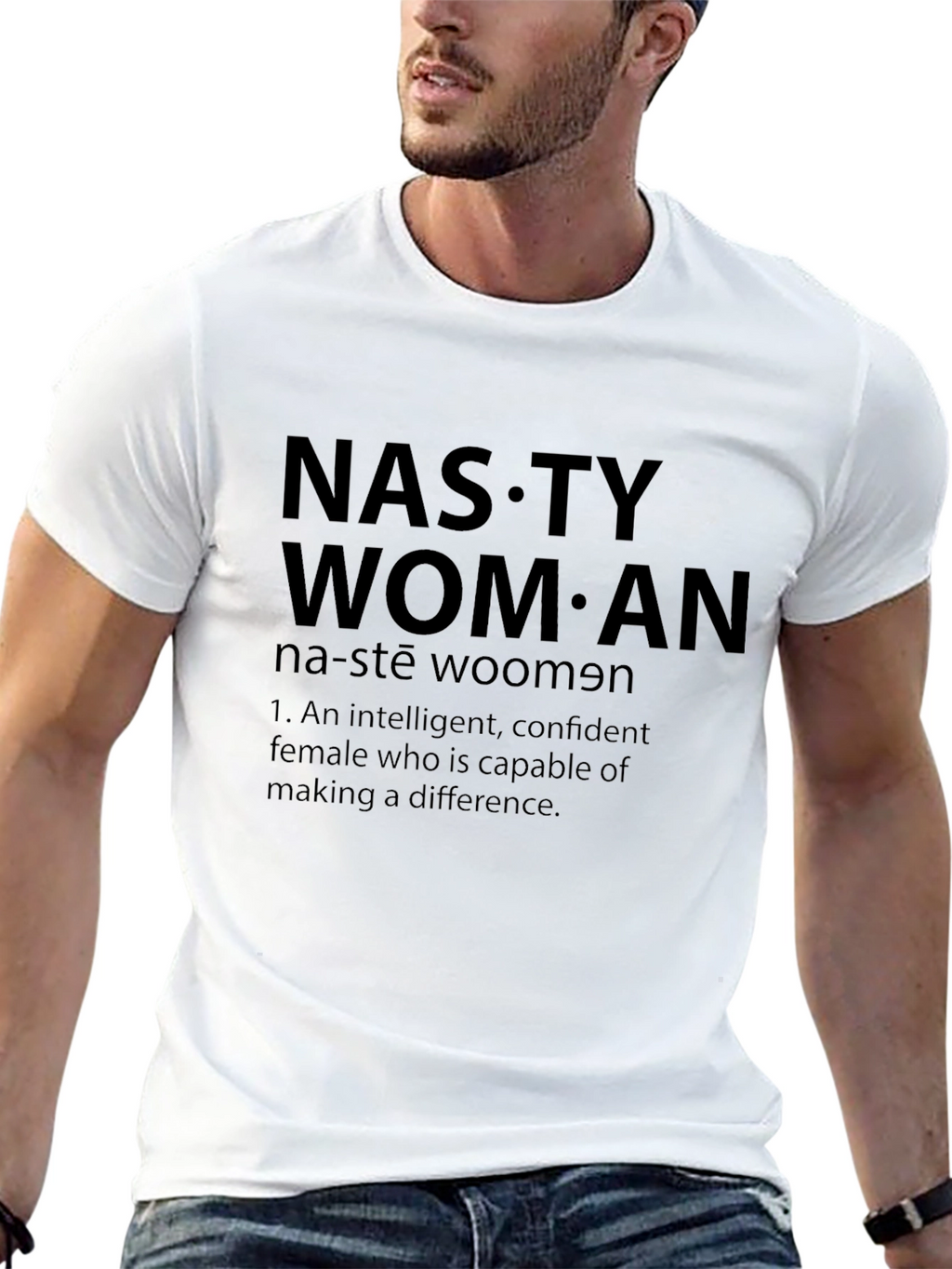 Nasty Woman Graphic Tee - Empowering Statement Shirt