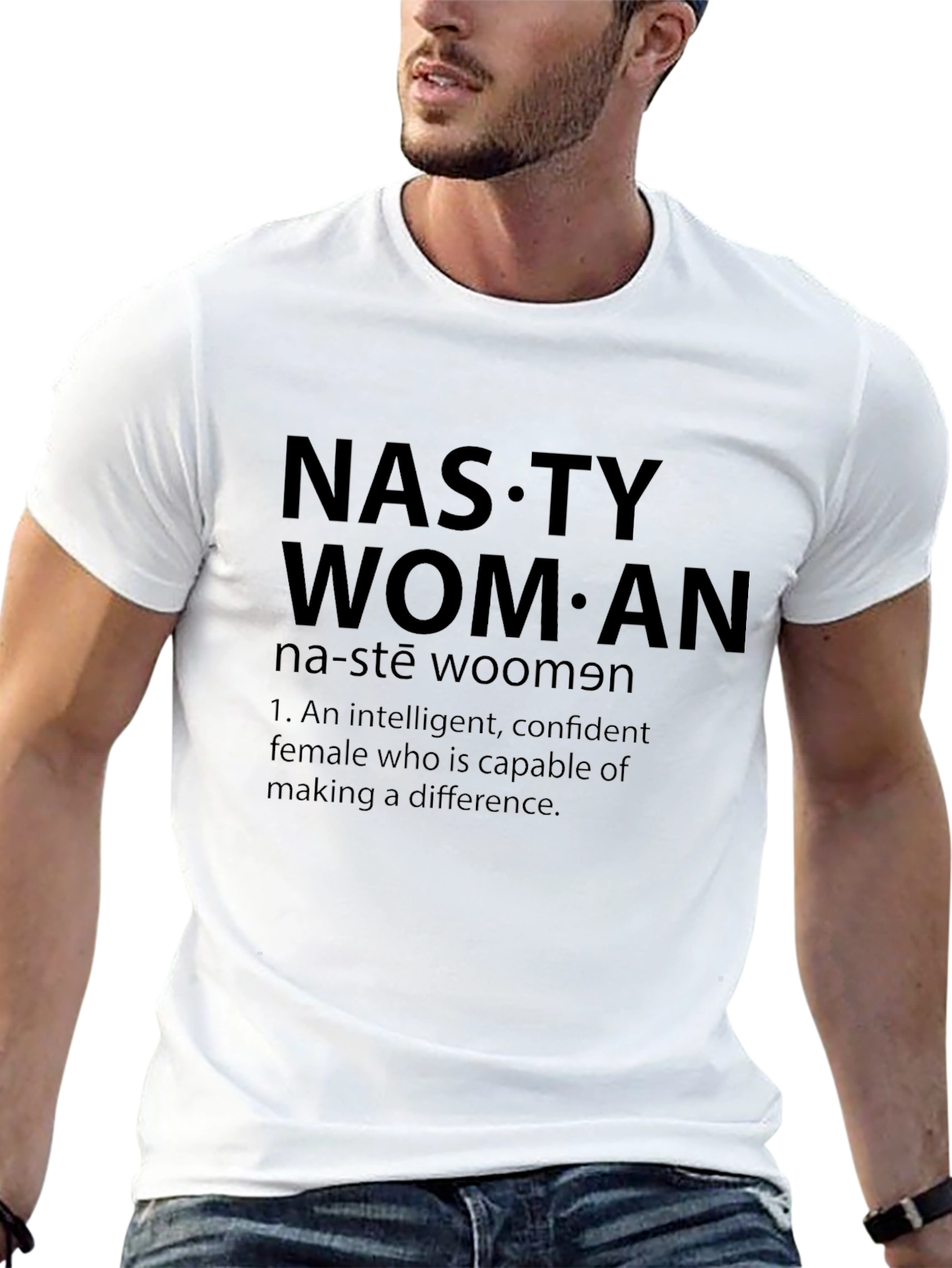 Nasty Woman Graphic Tee - Empowering Statement Shirt