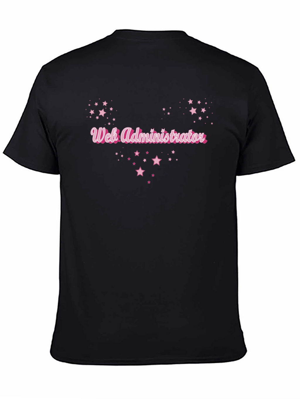 Web Administrator Starry Black T-Shirt
