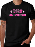 Miss Universe T-Shirt - Stylish Pink Design