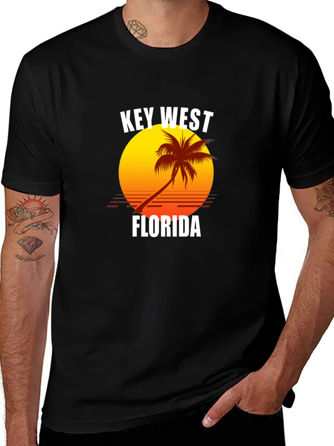 Key West Florida Palm Tree T-Shirt