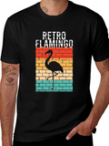 Retro Flamingo Graphic T-Shirt