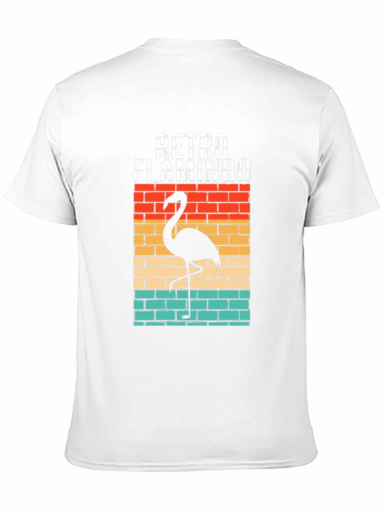 Retro Flamingo Graphic T-Shirt