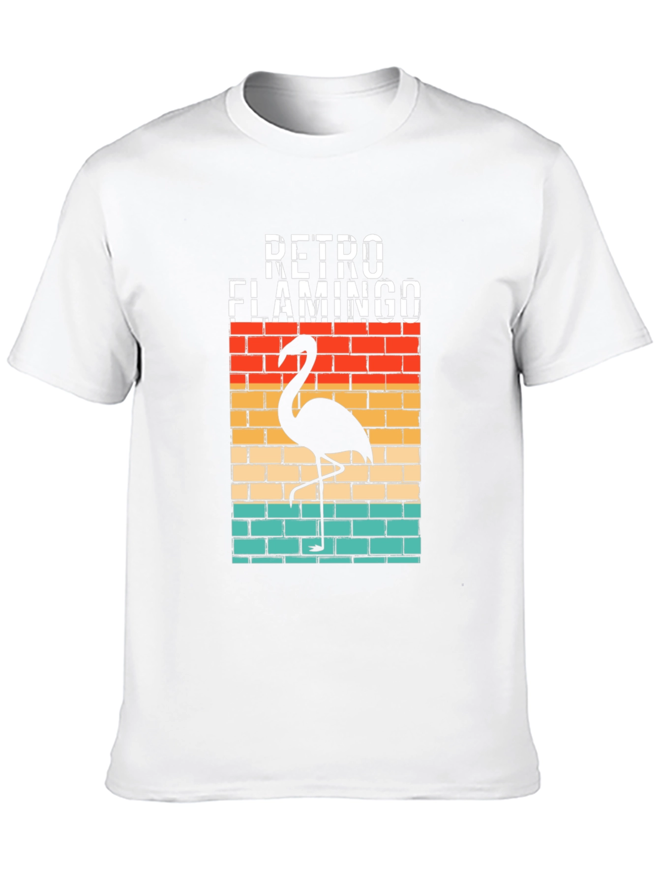 Retro Flamingo Graphic T-Shirt