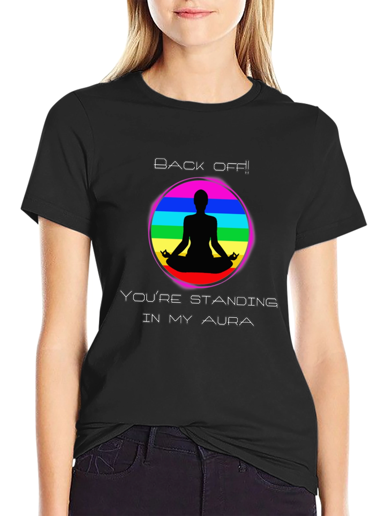 Aura Yoga Meditation Graphic T-Shirt