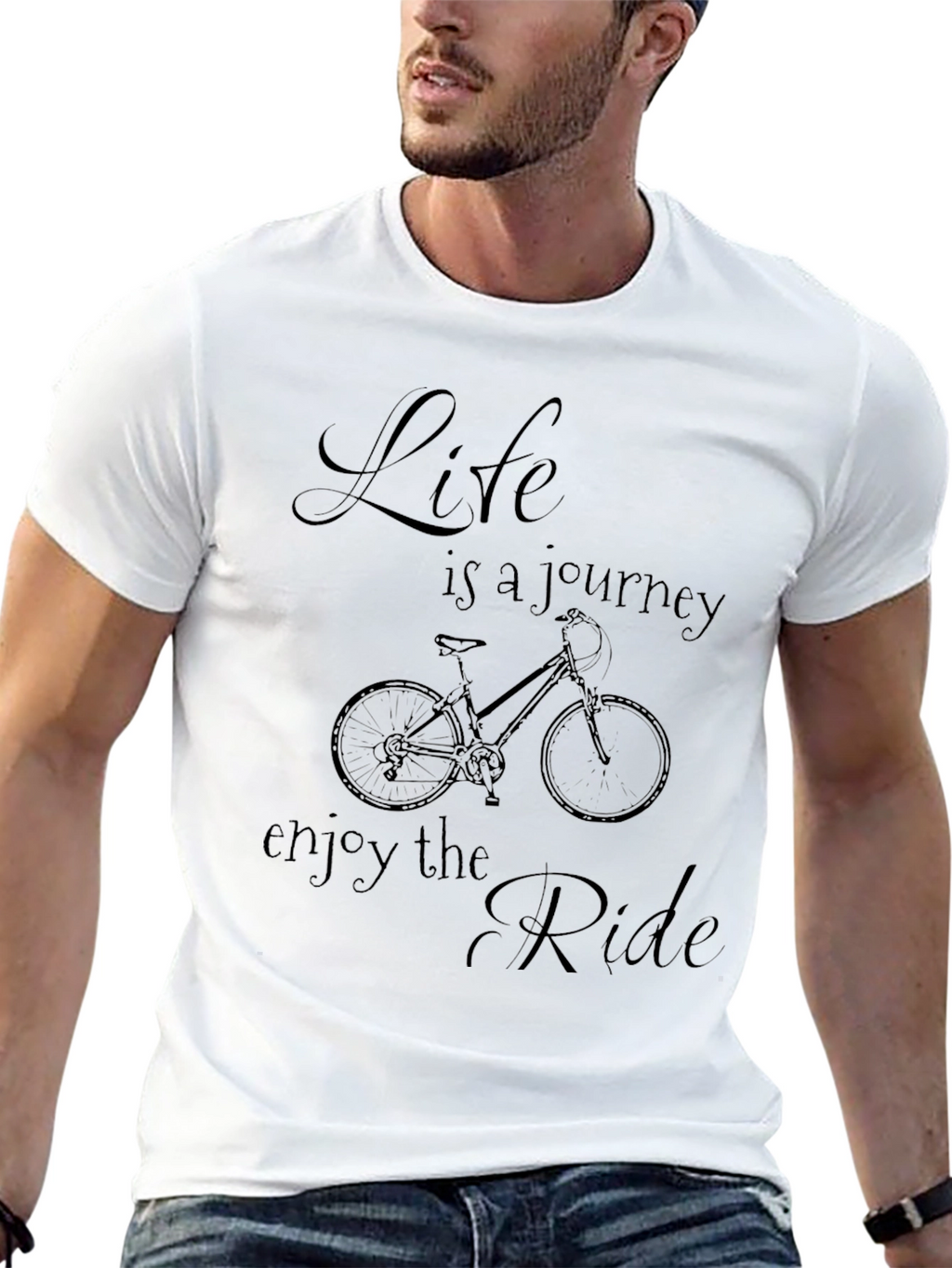 Life is a Journey Bicycle Graphic Tee