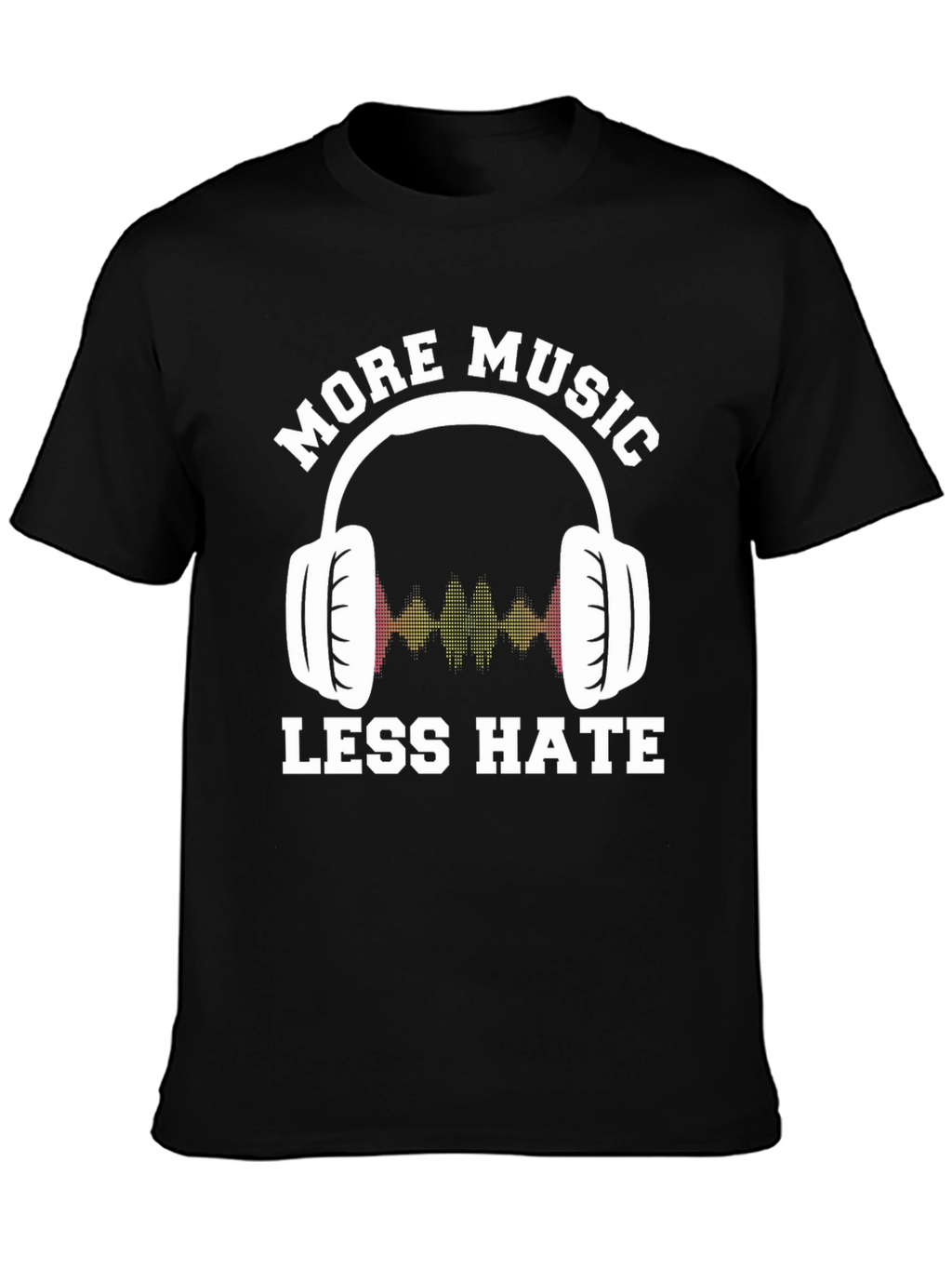 More Music Less Hate Graphic Tee