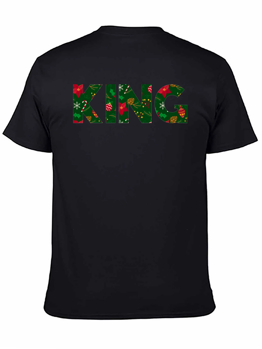 King Christmas Patterned T-Shirt