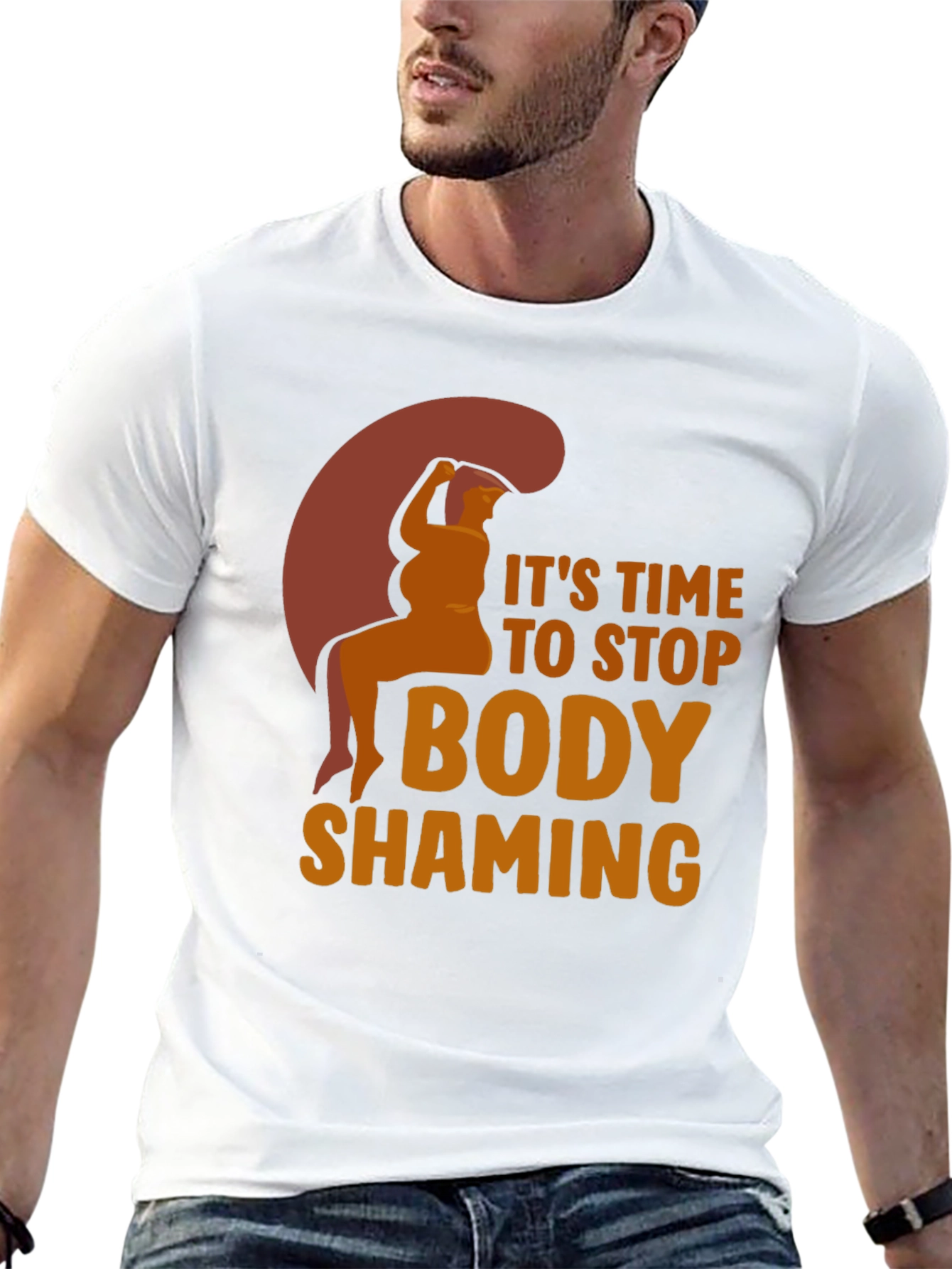 Stop Body Shaming Graphic T-Shirt